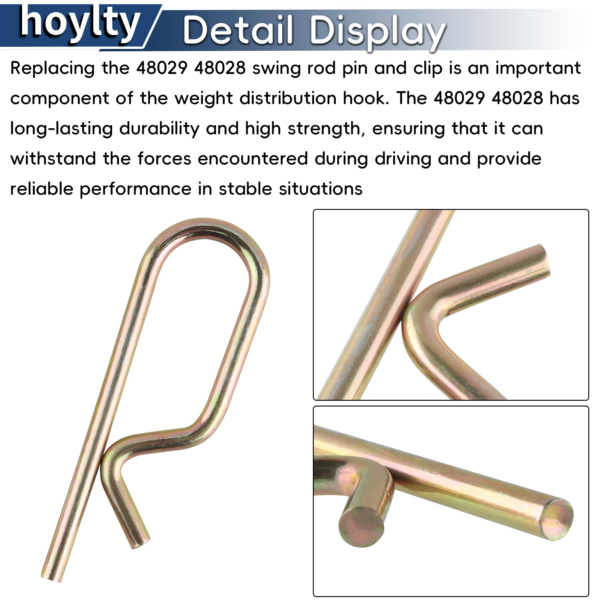 Amazon.com: 48029 48028 sway bar pins and Clips for Travel Trailer